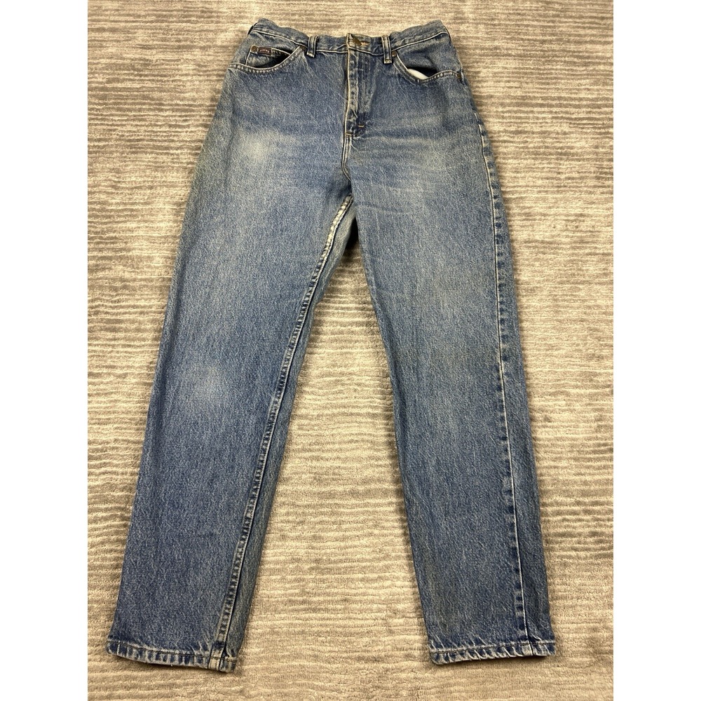 Riders by Lee Jeans Womens 10M Blue High Rise Straight Leg Vintage 100% Cotton